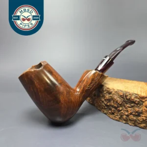 Caminetto Ascorti Radice Era Moustache Smooth Stack Estate Briar Pipe, Unsmoked