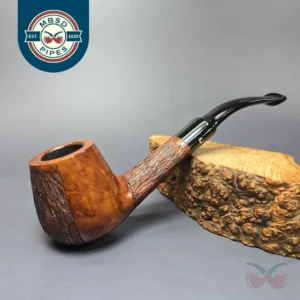 Comoy's Highgate 749 Partially Rusticated Diplomat Estate Briar Pipe, Unsmoked