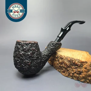 Castello Sea Rock 293 4K Rusticated Oom Paul Estate Briar Pipe, Italian Estates
