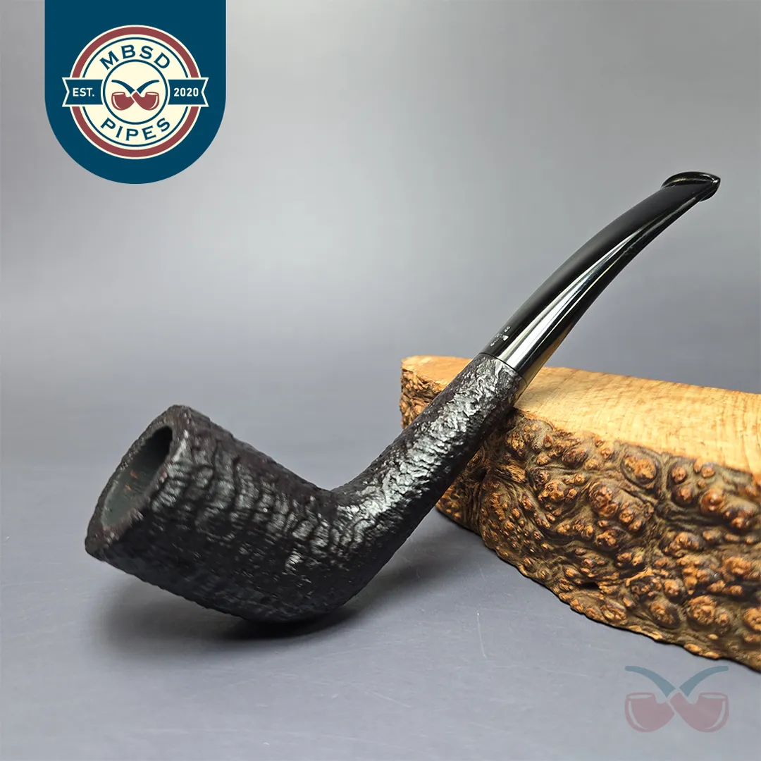 Barling's Make 1960-62 4804 Sandblasted Zulu Estate Briar Pipe, English Estates