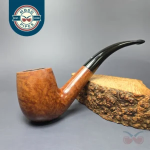 Dunhill 1982 Root Briar 51021 Smooth Bent Billiard Estate Briar Pipe, English Estates
