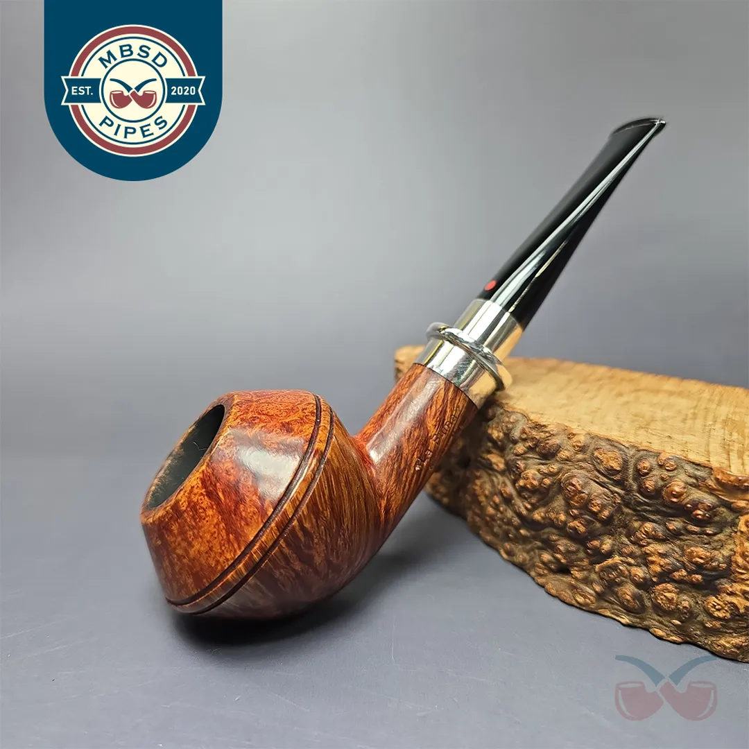 Ser Jacopo La Fuma Melolontha Smooth Rhodesian Estate Briar Pipe, Italian Estates, 9mm