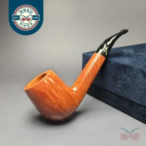 Savinelli Autograph 4 Smooth Freehand Billiard Estate Briar Pipe, Unsmoked, 6mm