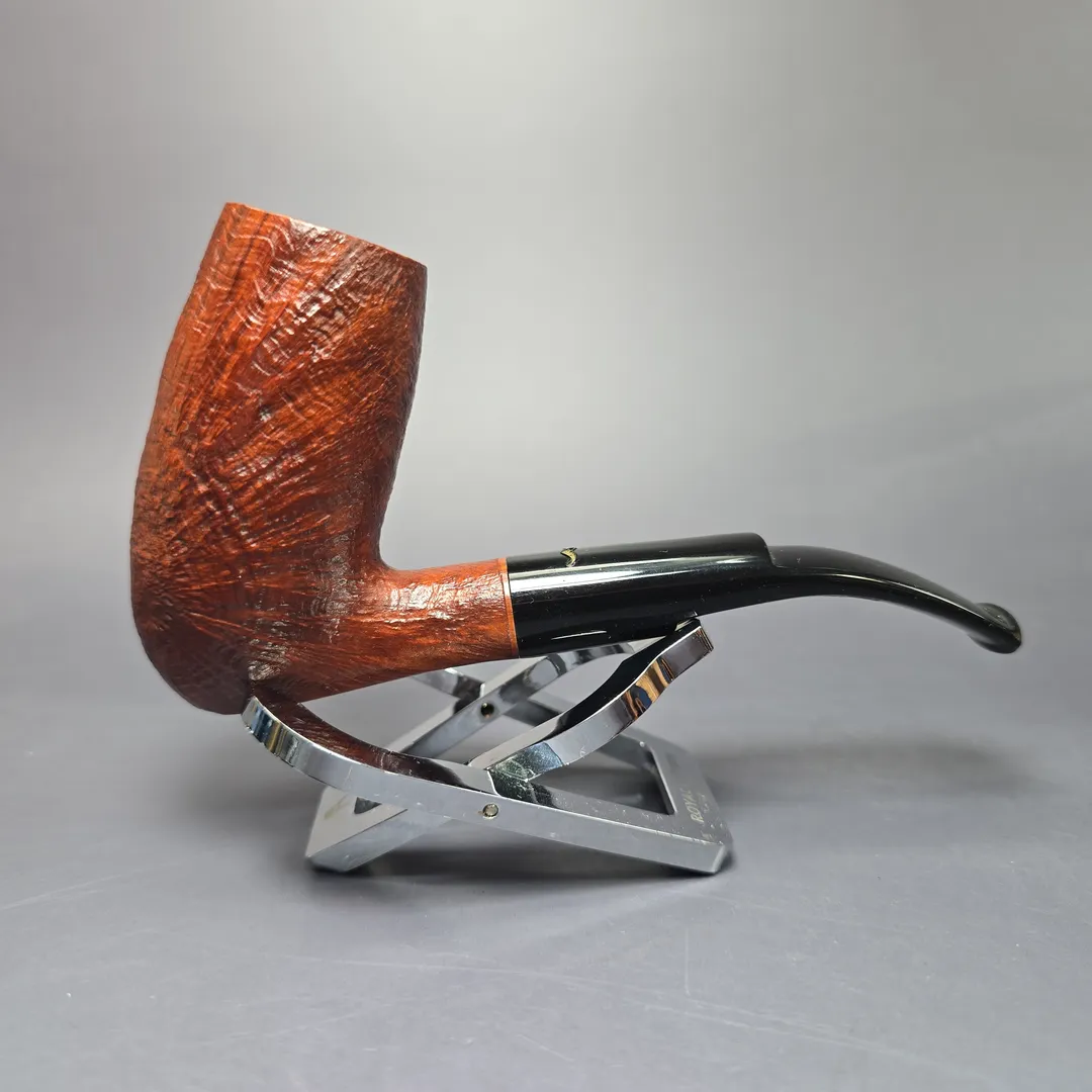 Caminetto Ascorti Radice Era Excellence Sandblasted Stack Estate Briar Pipe, Unsmoked - Image 2