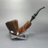 Ben Wade (Preben Holm) Golden Walnut XL Smooth Freehand Estate Briar Pipe, Danish Estates - Image 2