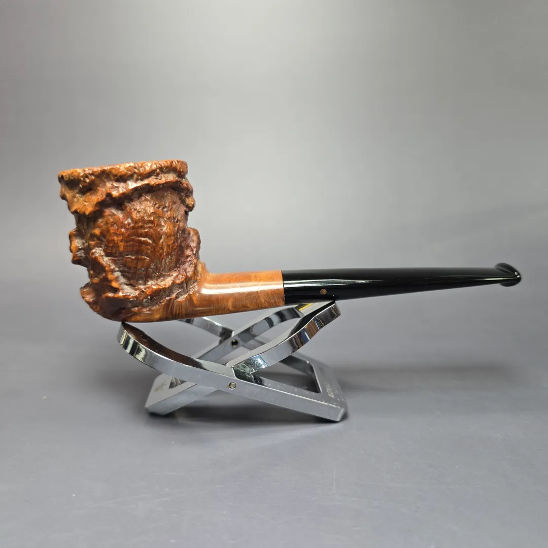 Radice Underwood Twin Bore Wax Drip Billiard Estate Briar Pipe, Italian Estates - Image 2