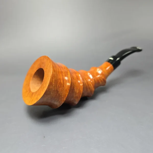 Baldo Baldi Smooth Horn Estate Briar Pipe, Unsmoked - Image 3