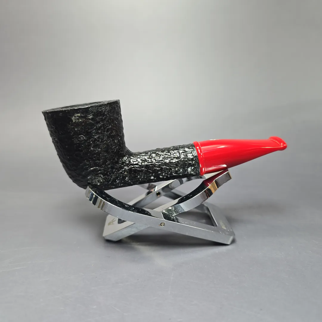 Savinelli Mini Red 409 Rusticated Dublin Estate Briar Pipe, Unsmoked, 9mm - Image 2