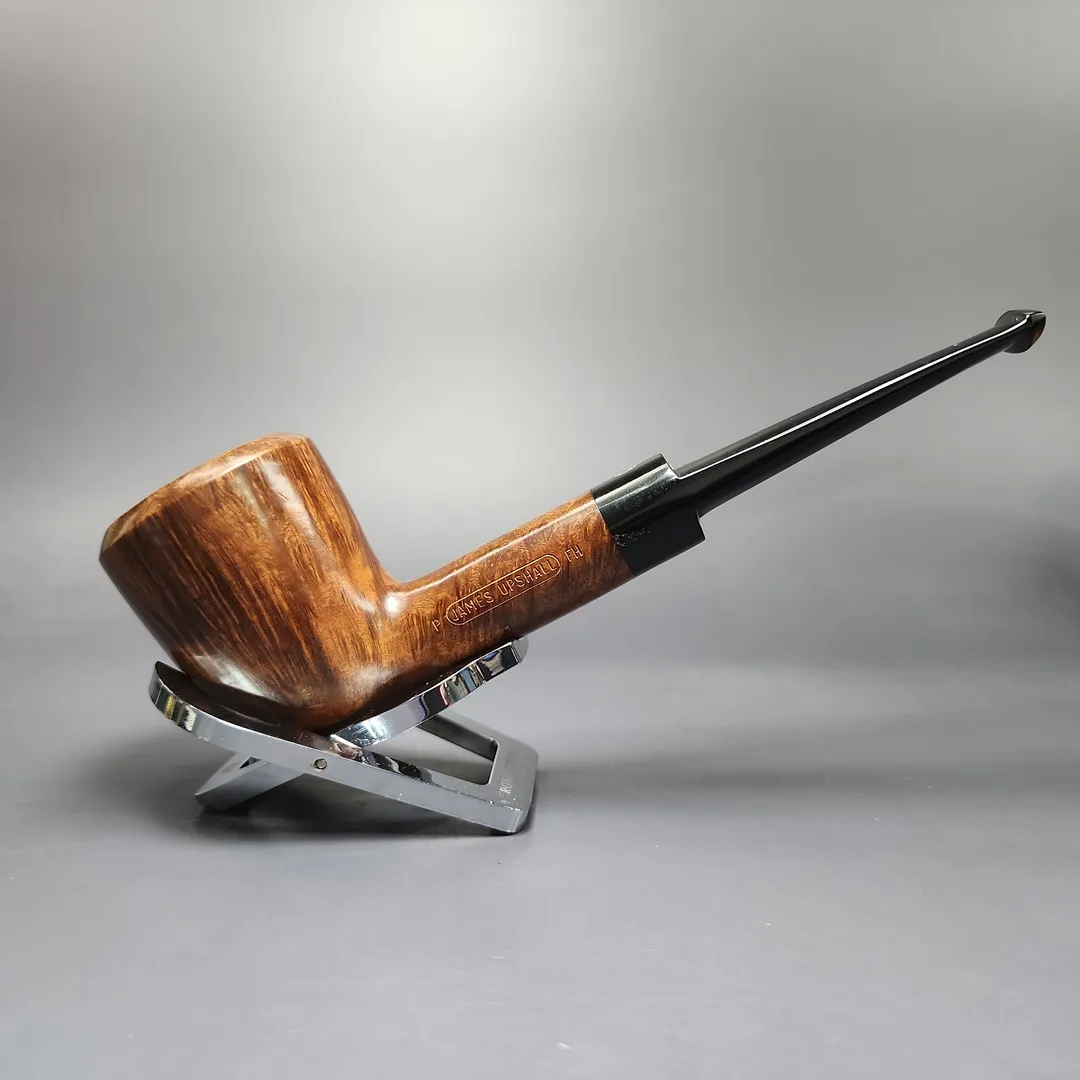 James Upshall P Grade EXL Smooth "Winston" Rhodesian Estate Briar Pipe, Unsmoked - Image 2