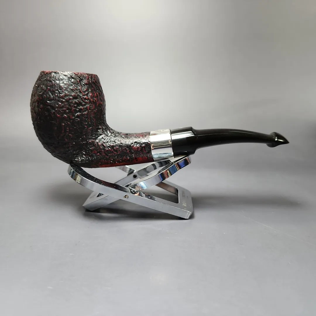 Peterson 2020 Sherlock Holmes Strand Sandblasted Egg Estate Briar Pipe, Irish Estates - Image 2