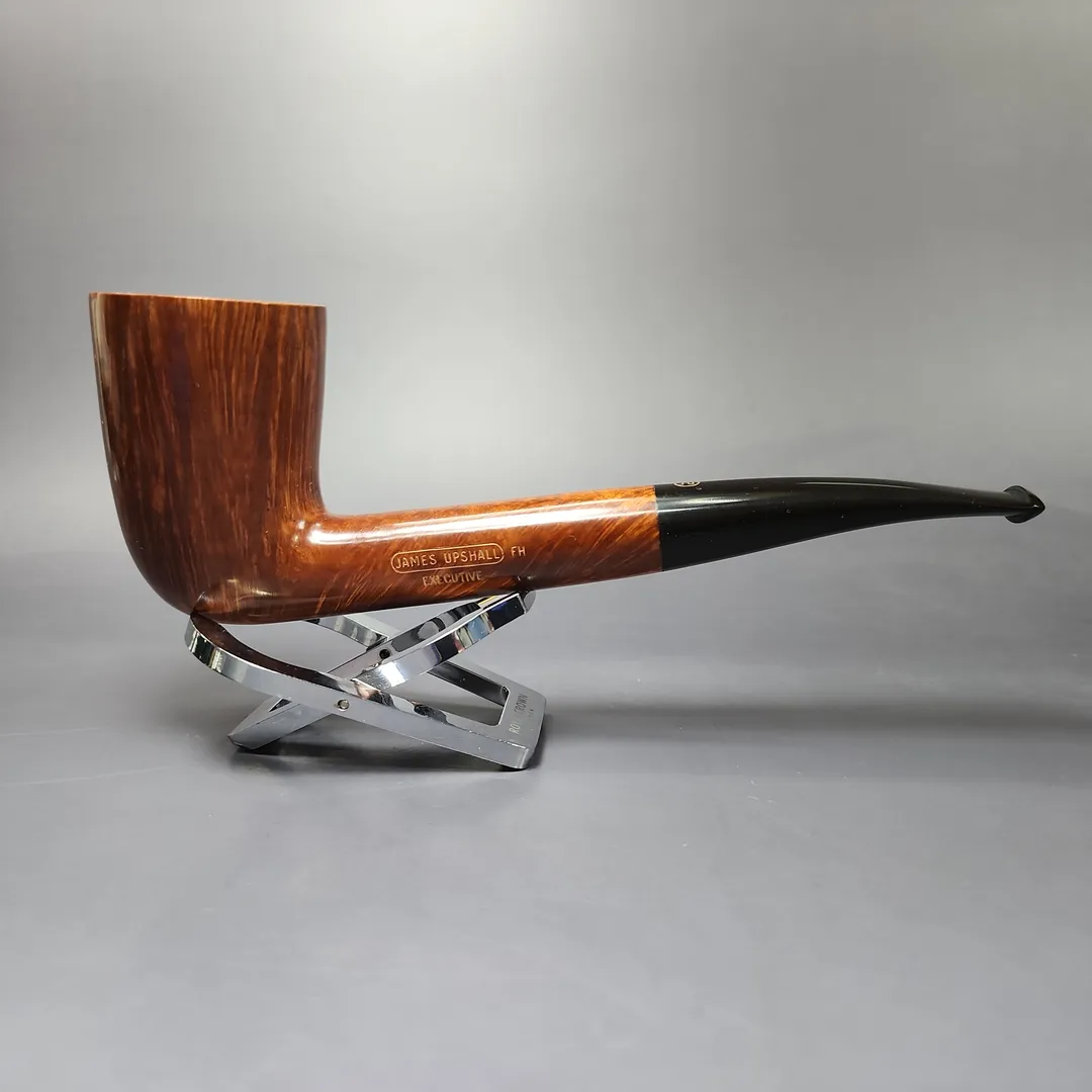 James Upshall Empire Series Executive Magnum Smooth Stacked Dublin Estate Briar Pipe, Unsmoked - Image 2