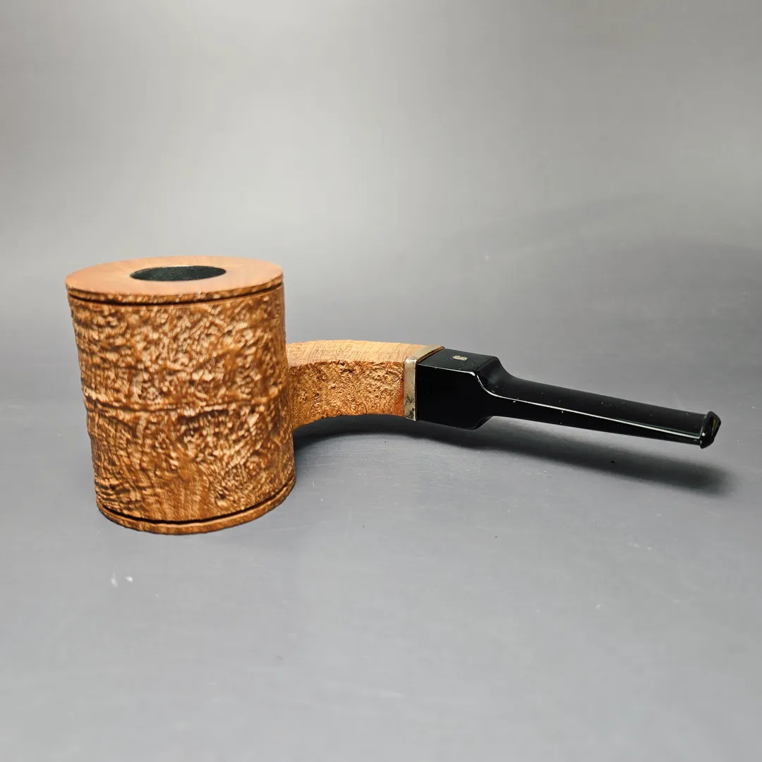 Ser Jacopo Insanus 3 Spongia S3 Sandblasted Poker Estate Briar Pipe, Italian Estates - Image 2