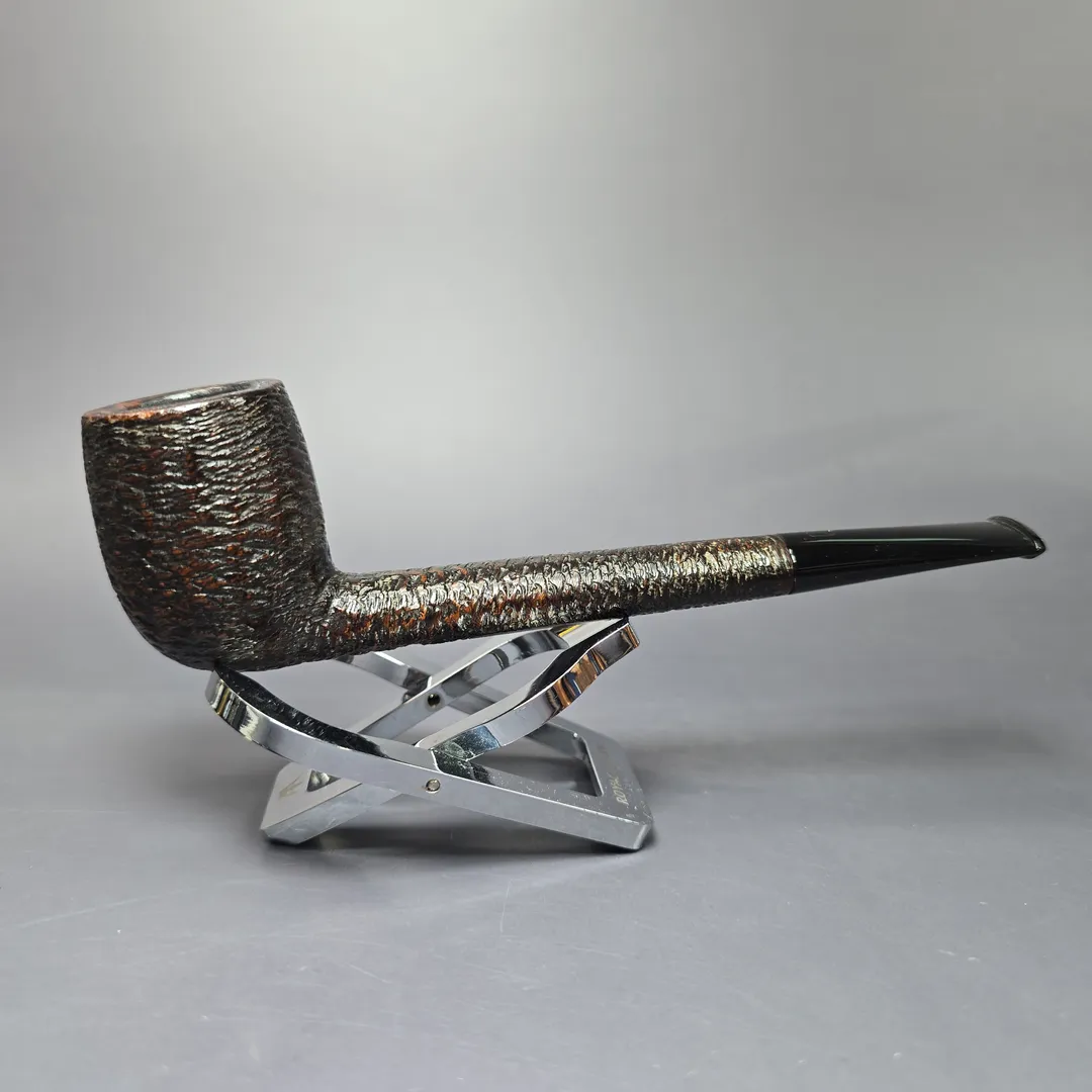 Sasieni Old England 74R Rusticated Canadian Estate Briar Pipe, English Estates - Image 2