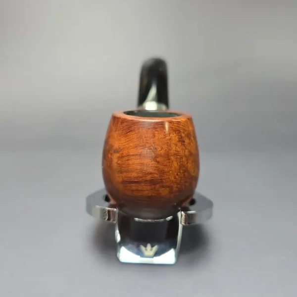 WDC Sterling Hand Made Smooth Bent Billiard Estate Briar Pipe, American Estates - Image 3