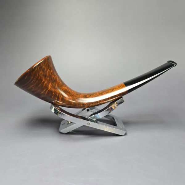 Adam Remington Smooth Horn Estate Briar Pipe, Unsmoked - Image 3