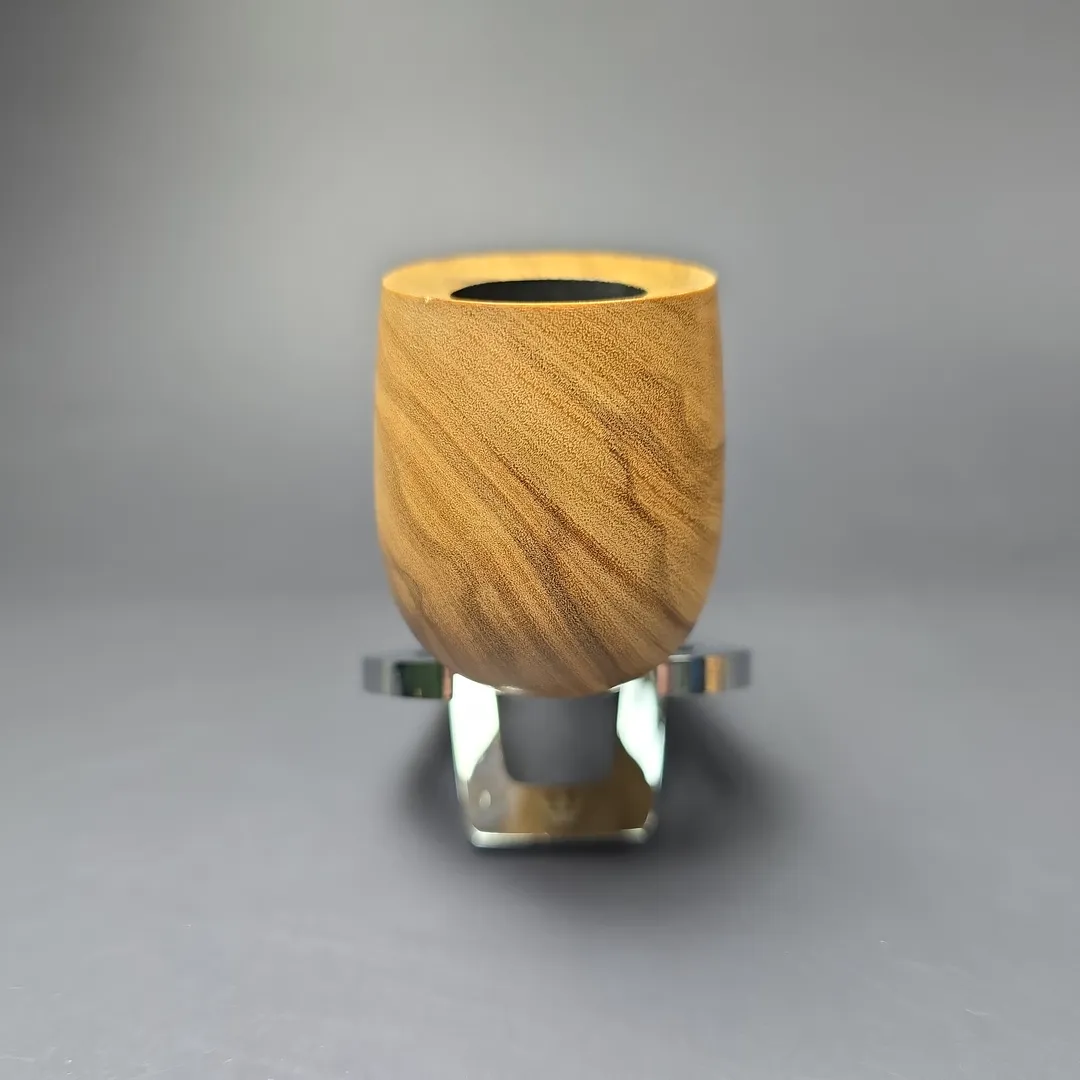 Rattrays Sanctuary Olivewood Smooth Billiard Estate Pipe, Unsmoked, 9mm - Image 3