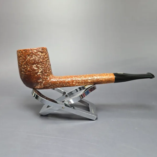 Jobey Nut Bruyere 735 Sandblasted Lumberman Estate Briar Pipe, American Estates - Image 3
