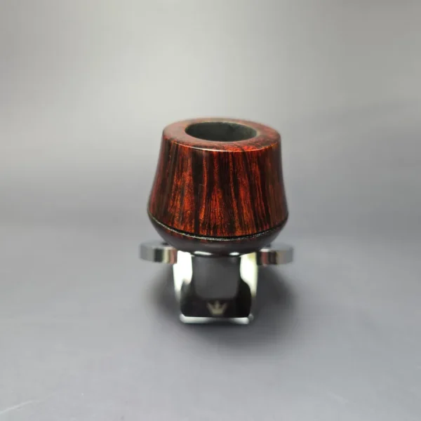 Bonsai Pipes Smooth Rhodesian w/ Stabilized Platan Handmade Briar Pipe, New - Image 3