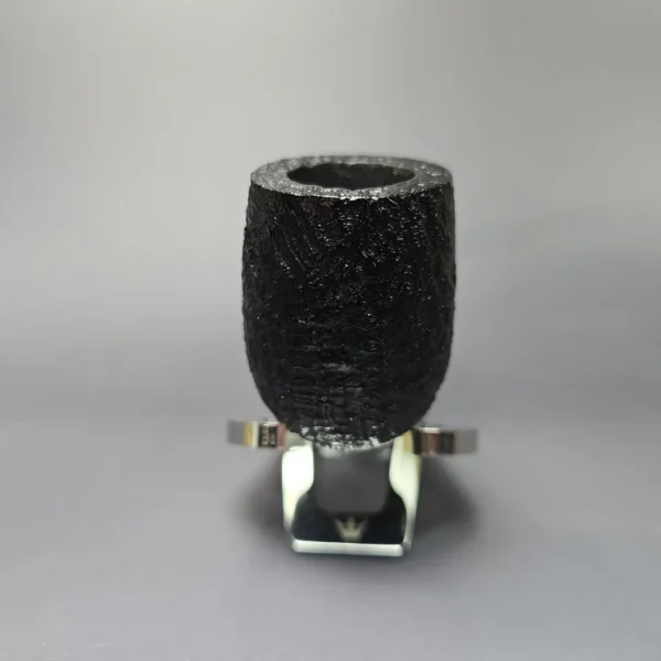 BriarWorks Classic C22 Dark Sandblasted Billiard Estate Briar Pipe, American Estates - Image 3