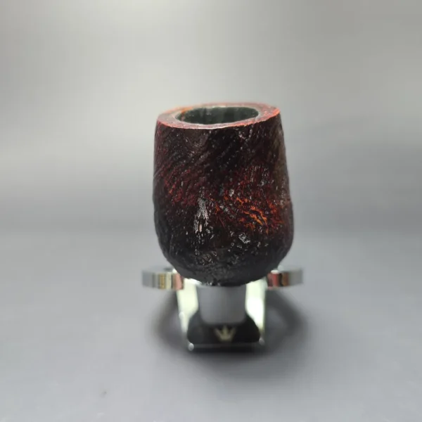 WO Larsen Super Sandblasted Brandy Lovat Estate Briar Pipe, Danish Estates - Image 3