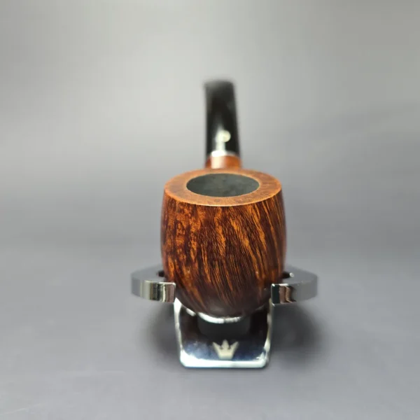 Kaywoodie Pre-1950 Flame Grain 10 Smooth Bent Billiard Estate Briar Pipe, American Estates - Image 3