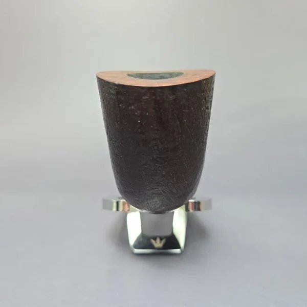 Steve Weiner 1999 Partially Sandblasted Liverpool w/ Ivorite Estate Briar Pipe, American Estates - Image 3