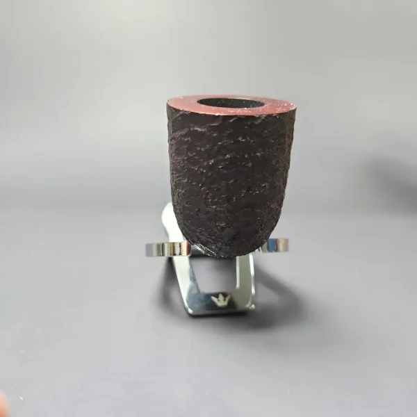 James Upshall Bark Group 5 Partially Rusticated Dublin Estate Briar Pipe, Unsmoked - Image 3
