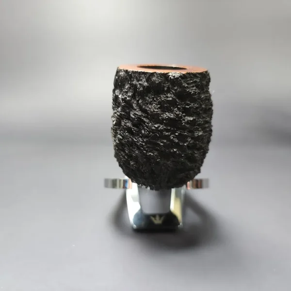 James Upshall Bark Group 6 Partially Rusticated Canadian Estate Briar Pipe, Unsmoked - Image 3