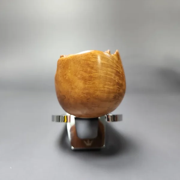 Micoli (Robert Burns) Partially Rusticated Pot Estate Briar Pipe, American Estates - Image 3