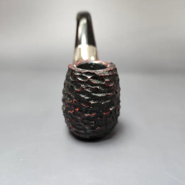 Peterson St Patrick's Day 2025 304 Rusticated Oom Paul Sitter Briar Pipe, Unsmoked - Image 3