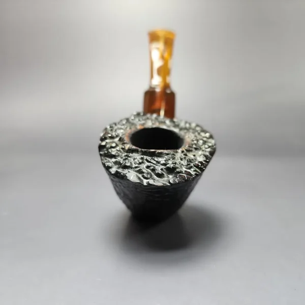 Johs Sandblasted Dublin Sitter Estate Briar Pipe, Danish Estates - Image 3