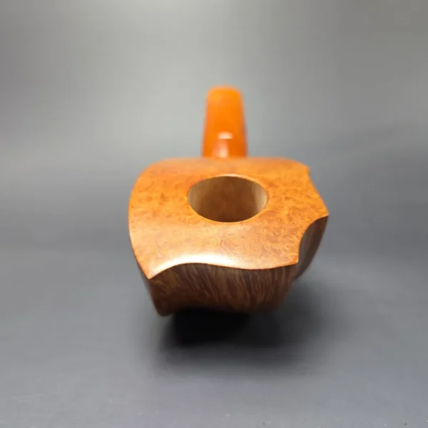 Baldo Baldi XL Smooth Freehand Dublin w/ Amber Estate Briar Pipe, Unsmoked - Image 3
