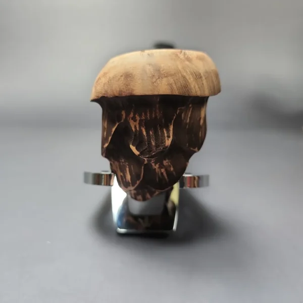 Nording Spruce Matte Partially Rusticated Freehand Estate Briar Pipe, Unsmoked - Image 3