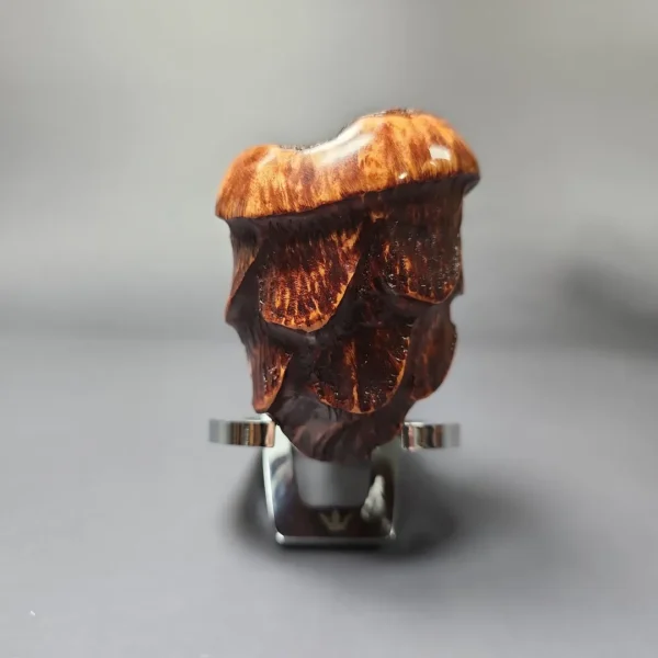 Nording Point Clear Partially Rusticated Freehand Estate Briar Pipe, Unsmoked - Image 3