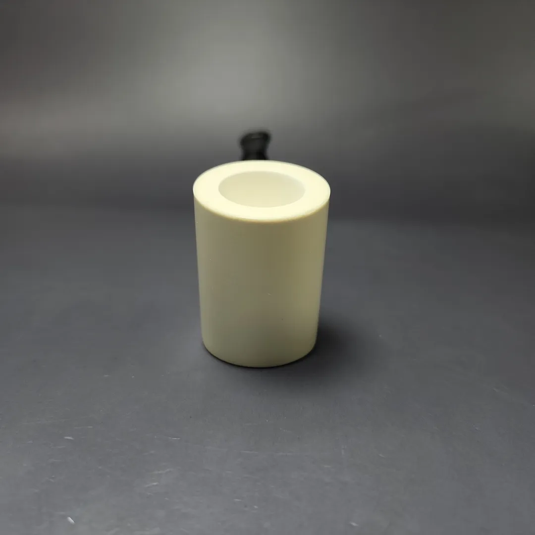 MBSD Meerschaum Deluxe Smooth Poker Block Meerschaum Pipe, New - Image 3