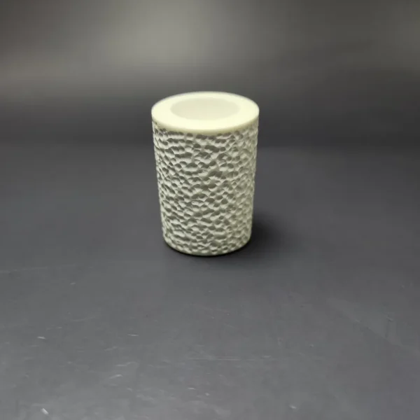 MBSD Meerschaum Deluxe Rusticated Poker Block Meerschaum Pipe, New - Image 3