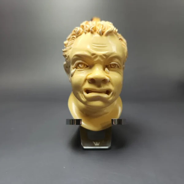 Kadir Baysal Magnum Weeping Child Estate Meerschaum Pipe, Turkish Estates - Image 3