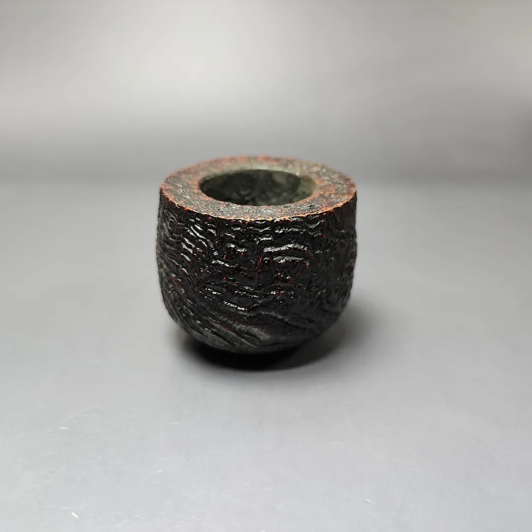 Stanwell c.1960s 83R Hand Made Sandblasted Pot Estate Briar Pipe, Danish Estates - Image 3