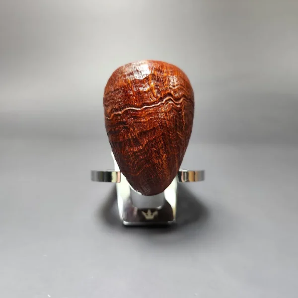 MBSD Briars Modern Masters 1 Sandblasted Peewit w/ Bamboo Briar Pipe, New - Image 3