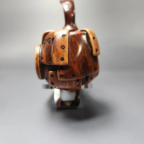 Moonlight Pipes "Steampunk" Oom Paul Handmade Briar Pipe, New - Image 3