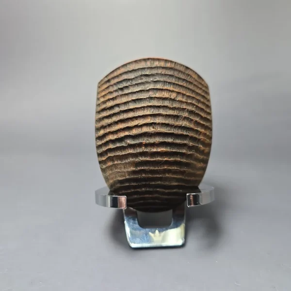 Md. Angga Partially Partially Rusticated Shield Briar Pipe, New - Image 3