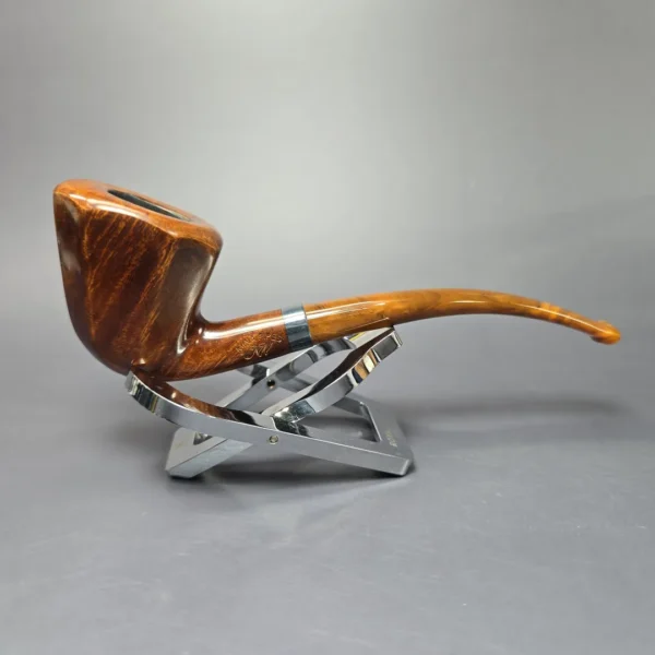 Mina Pipes Smooth Panel Dublin w/ Silver Estate Briar Pipe, Unsmoked - Image 3