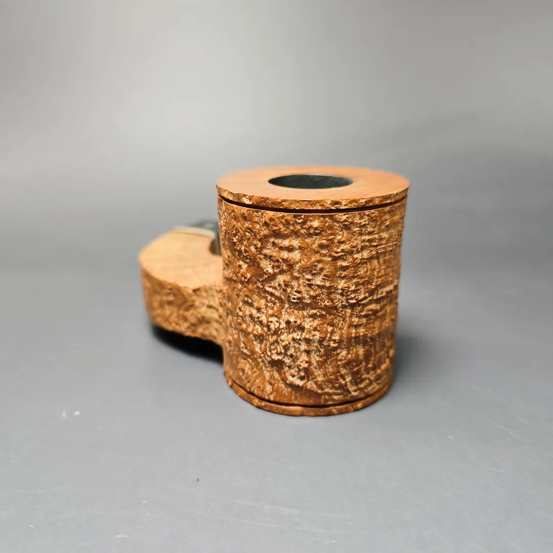 Ser Jacopo Insanus 3 Spongia S3 Sandblasted Poker Estate Briar Pipe, Italian Estates - Image 3