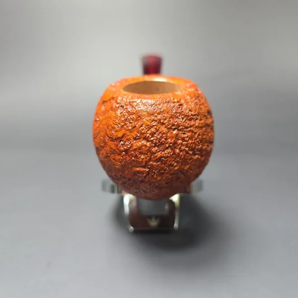 Buckeye Pipes Signature Grade Tan Sandblasted Blowfish Briar Pipe, New - Image 3