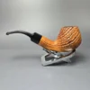 Ser Jacopo S3 Sandblasted Brandy Estate Briar Pipe, Italian Estates - Image 3