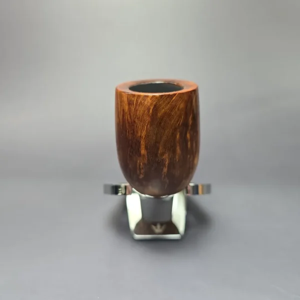 GBD 1957 9452 Smooth Billiard w/ Silver Spigot Estate Briar Pipe, English Estates - Image 3