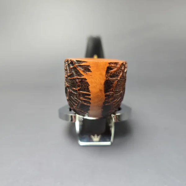 Amorelli Old Root Rusticated Pot Estate Briar Pipe, Unsmoked - Image 5