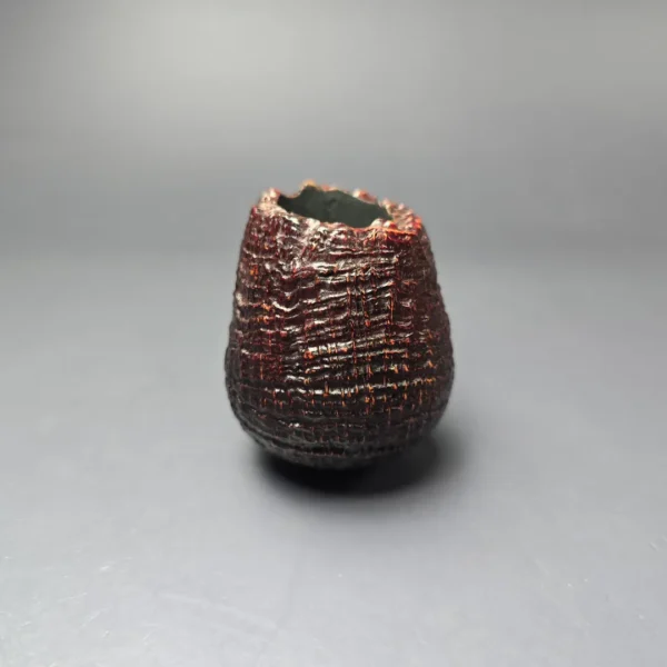 Ashton 1986 Pebble Grain XXX Sandblasted Brandy Estate Briar Pipe, English Estates - Image 3