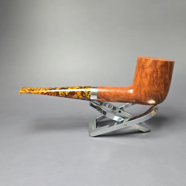 Ardor Giove Smooth Billiard w/ Silver Estate Briar Pipe, Unsmoked - Image 4