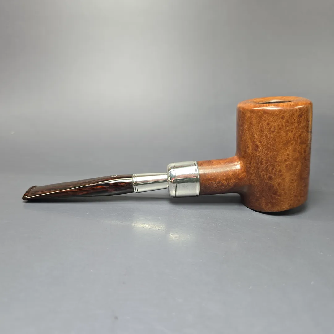 Ashton 2004 Sovereign XXX Smooth Poker w/ Silver Spigot Estate Briar Pipe, English Estates - Image 4